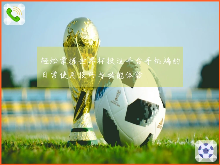 轻松掌握世界杯投注平台手机端的日常使用技巧与功能体验